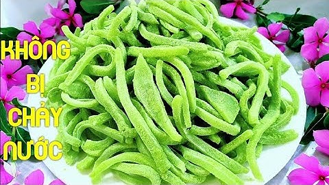 MỨT DỪA DẺO/Bí Quyết làm MỨT DỪA NON Hương Vị Lá Dứa Mềm Dẻo Thơm Béo KHÔNG BỊ TƯƠM NƯỚC .