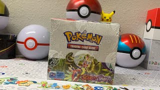 I finally pulled it!! 🔥🐾 Opening a Scarlet and Violet booster box.