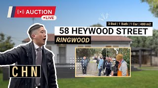 Live Auction @ 58 Heywood Street, Ringwood