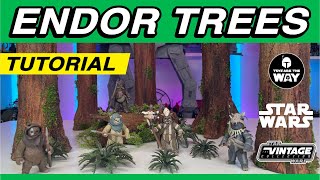 Star Wars The Vintage Collection Endor Trees | Diorama & Tutorial