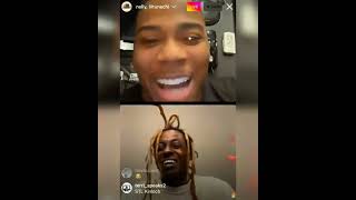 Lil Wayne and Nelly learning how to use Instagram Live