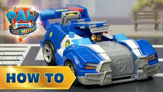 Chase Transforming City Cruiser! PAW Patrol: The Movie - How To Play! screenshot 2