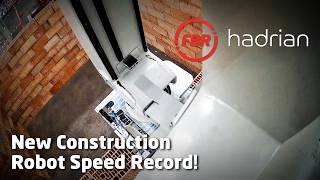 Famous Hadrian® Sets New Construction Robot Speed Record | Raw Unedited Build Footage Wealth