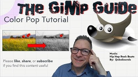 Gimp Lesson:  How to "Color Pop" an Image (keep part in color and turn the rest blank and white)