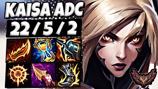 Kaisa vs Lucian ADC [ QuadraKill ] Patch 14.10 Korea Grandmaster ✅