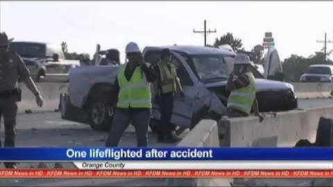 Vehicle goes airborne in Orange County accident