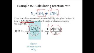 Reaction Rates and Stoichiometry- Chemistry Tutorial