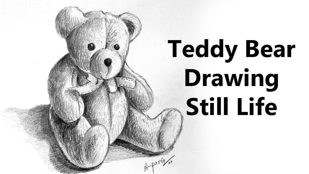 How to Draw a Realistic Teddy Bear ( Still Life) Arpana s Art. www.youtube....