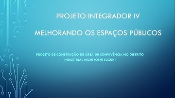 MELHORANDO ESPAÇOS PÚBLICOS
