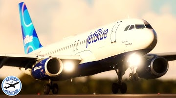 FENIX A320 V2 Block 2  *NEW* IAE WINDY Landing Orlando