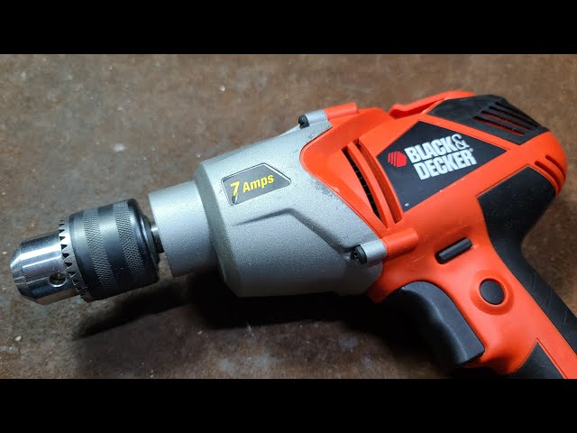 Black & Decker 1/2 Hammer Drill DR601 Corded Electric 6 Amp with