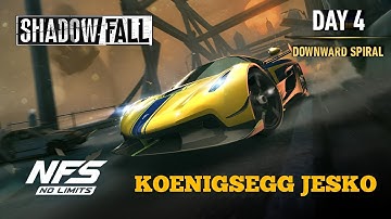 NFS No Limit: 2019 Koenigsegg Jesko (ShadowFall | Day 4 - Downward Spiral) Final Race