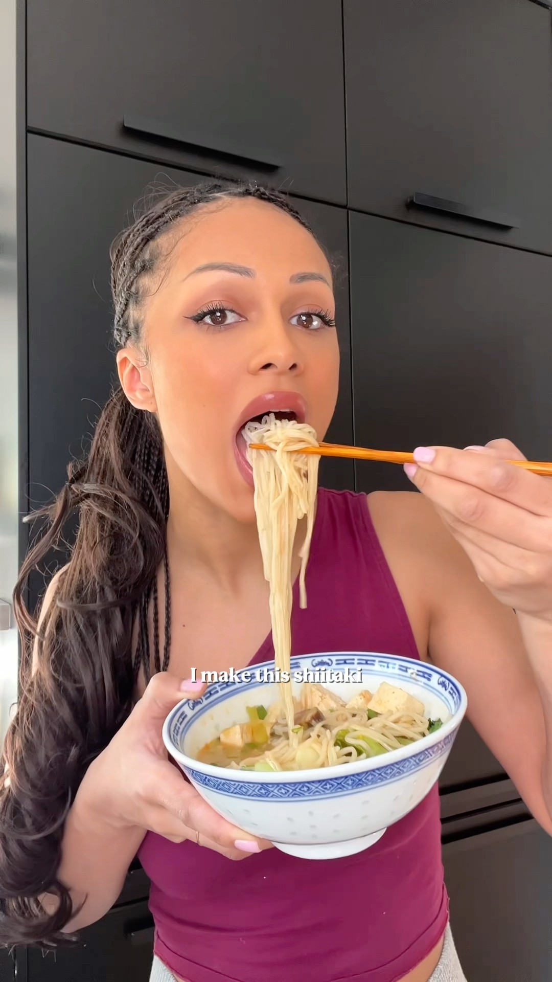 My lazy miso mushroom noodle soup! - YouTube