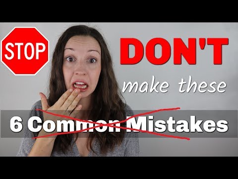 STOP Making 6 Common Mistakes: Advanced English Lesson