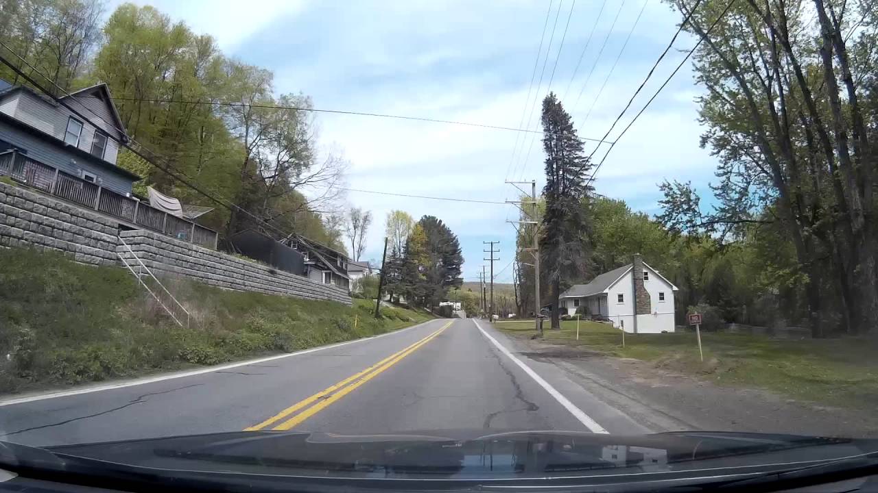 A Drive on Route 92 Exeter  Township Harding Pennsylvania  