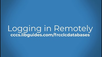 Logging into FRCC Larimer Campus databases