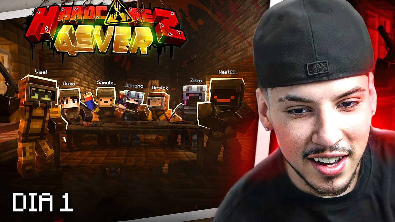 APOCALIPSIS EN MINECRAFT 🔥 | HARDCORE Z 4-EVER | DÍA #1 | Samulx