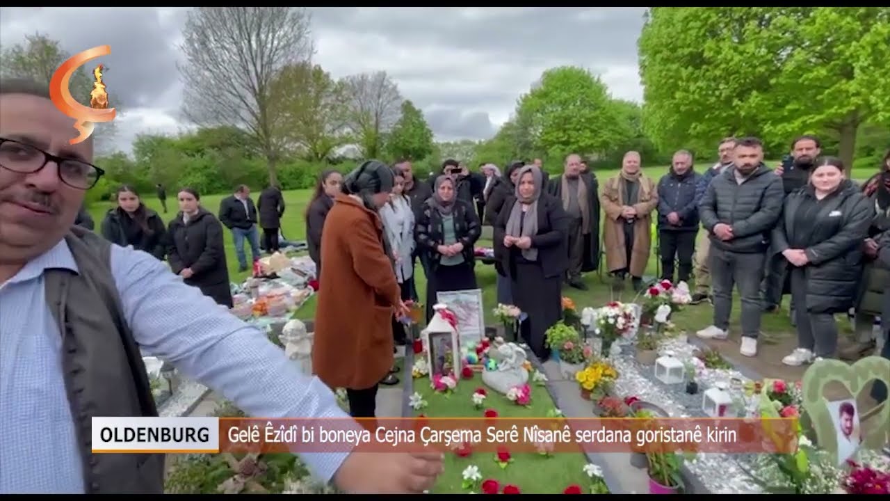 OLDENBURG  | Gelê Êzîdî bi boneya Cejna Çarşema Serê Nîsanê serdana goristanê kirin