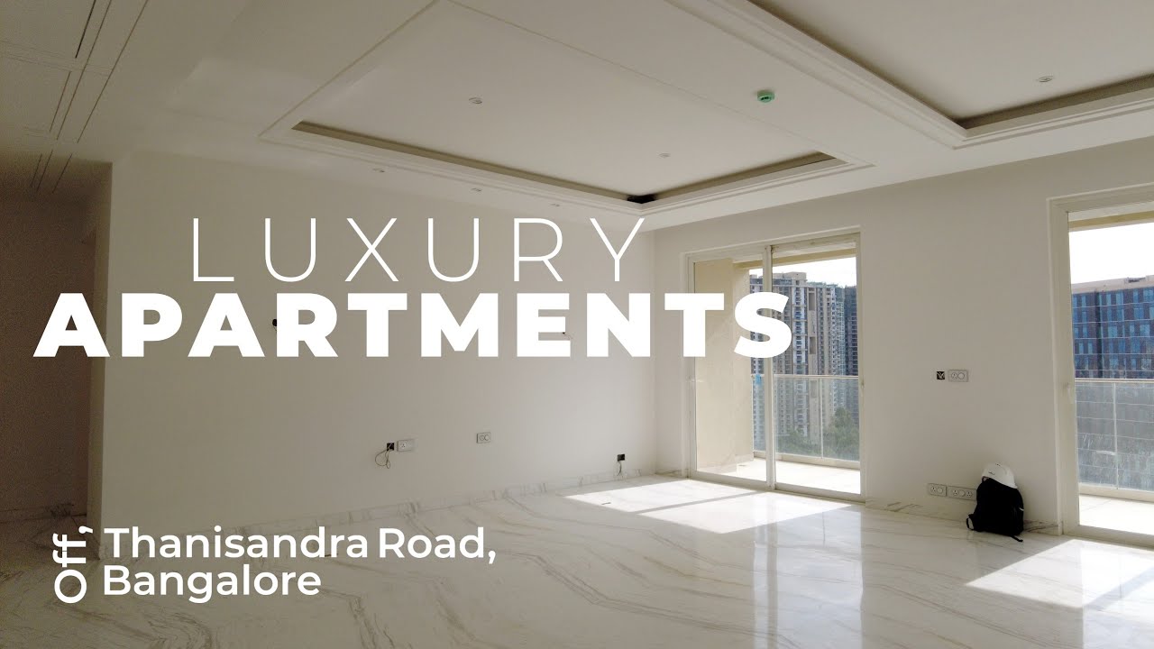 Luxury 3 & 4 BHK Apartments in North Bangalore Off Thanisandra Road
