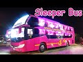 Night Sleeper Coach || Night Sleeper Bus || Sleeper Bus Review || Karachi Quetta Sleeper Bus