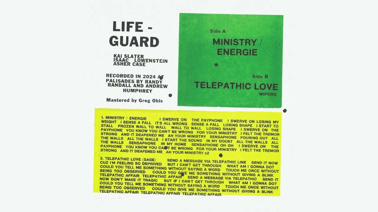 Watch Lifeguard- "Ministry / Energie" (Official Audio) on YouTube