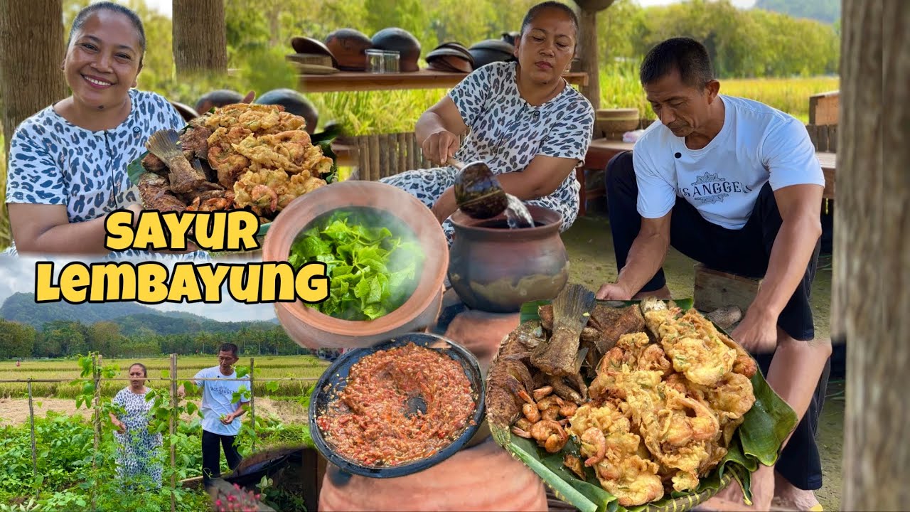 MASAK KARO PAK B || LEMBAYUNG KACANG PANJANG 