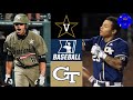 #4 Vanderbilt vs Georgia Tech (MUST WATCH, AMAZING GAME!) | Regional Final | 2021 College Baseball