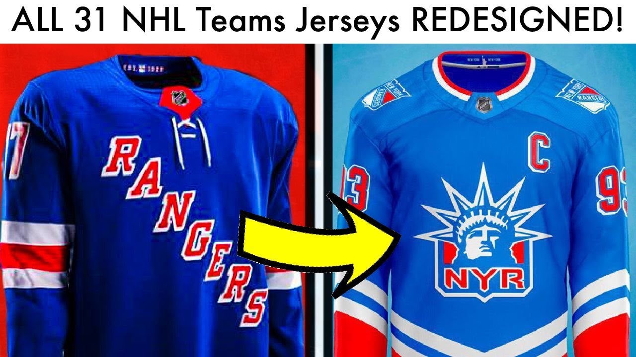 Here's your first look at the new jerseys for each NHL team