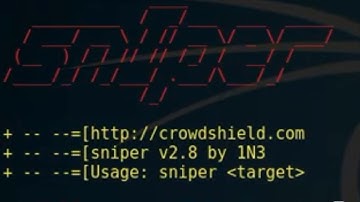 Sn1per - Most Advance Information Gathering Tool