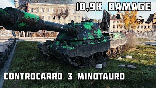 Controcarro 3 Minotauro • 10,9K DAMAGE 4 KILLS • World of Tanks
