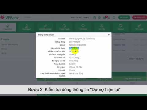 Video Hướng dẫn kiểm tra dư nợ hiện tại của thẻ tín dụng... - youtube