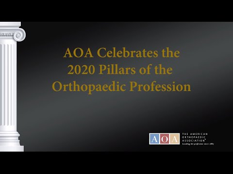 AOA Celebrates the 2020 Pillars of the Orthopaedic Profession