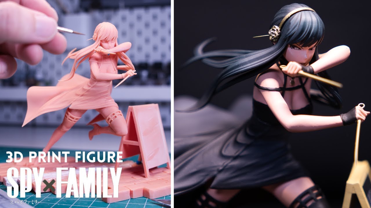 Yor Forger 3D Printed Figure | SPY X FAMILY