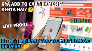 Shopee Mai Product Add To Cart Mai Kab Tak Rehta Hai | Cart Eror Problem Fix Solved 2022 New trick