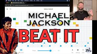'Beat It' by Michael Jackson in Chrome Music Lab