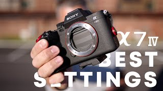 The absolute BEST settings for the Sony A7IV