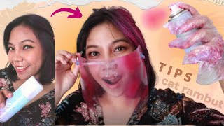 Cara Cat Rambut Sendiri dirumah | Review Salsa Hair Color Spray | Cat Rambut Semprot Non Permanen