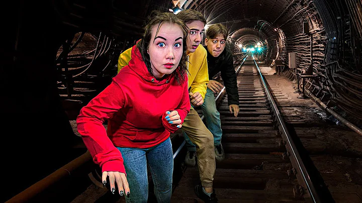 We Sneaked Into an Abandoned Subway in Real Life! **What Did We Find There?**