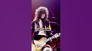 Thumbnail of Led Zeppelin #jimmypage #ledzeppelin #guitar #classicrock #music #song #miamibassplayer #shorts