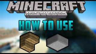 How To Use Upside Down Stairs/Slabs - Minecraft (Xbox 360) How To Use Upside Down Stairs/Slabs - Minecraft (Xbox 360)
