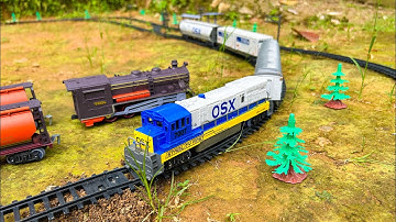 Assembly and Testing OSX Rail Car Train Set - ASMR FENFA TRAINS