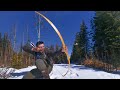 Making a birch self bow and arrow