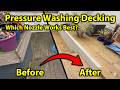 Pressure Washing Decking