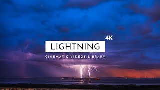 Lightning - 10 Most Cinematic Videos 4K | Free Footage Stock