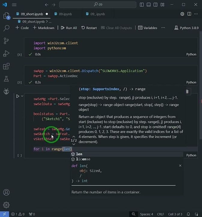 SolidWorks API - How to select all segments #engineering #solidworks # ...