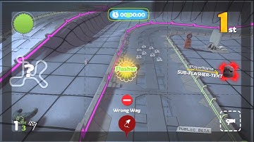 Little Big Planet Karting Beta Walkthrough ~ [004] - Level Creator & Building My Own Level 1/2 [HD]