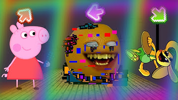 FNF Character Test PEPPA BUNZO ORAGNE|  NOOB VS PRO VS HACKER | | FNF MOD