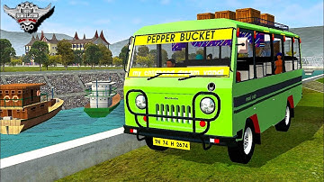 Realistic Mahindra Maxi Cab Mod for Bus Simulator Indonesia|Mod Bussid Maxi Cab|Minibus Mod Bussid|