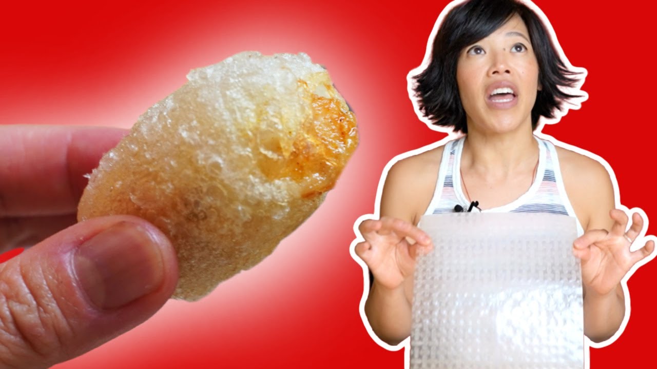 Transform Rice Paper Into Crispy Chicken Nuggets - no messy  batter | emmymade