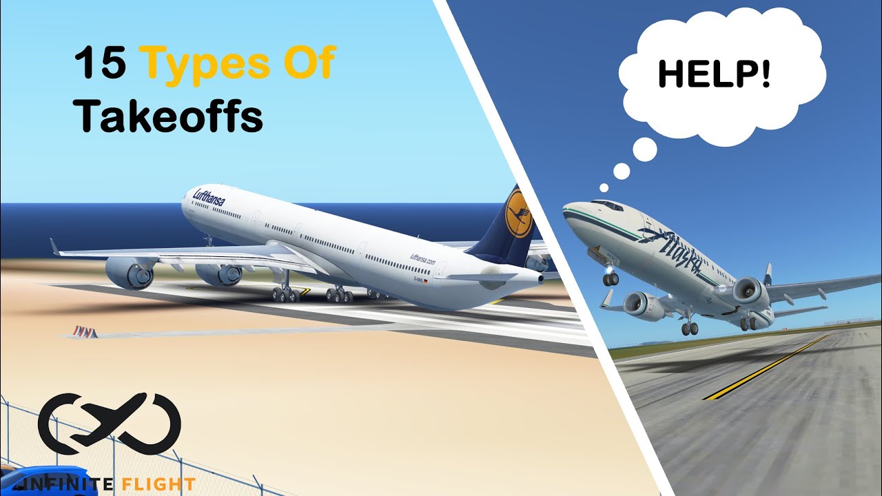 15 Types Of Takeoffs in Infinite Flight (funny😂)